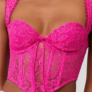 Pink For Love & Lemons top